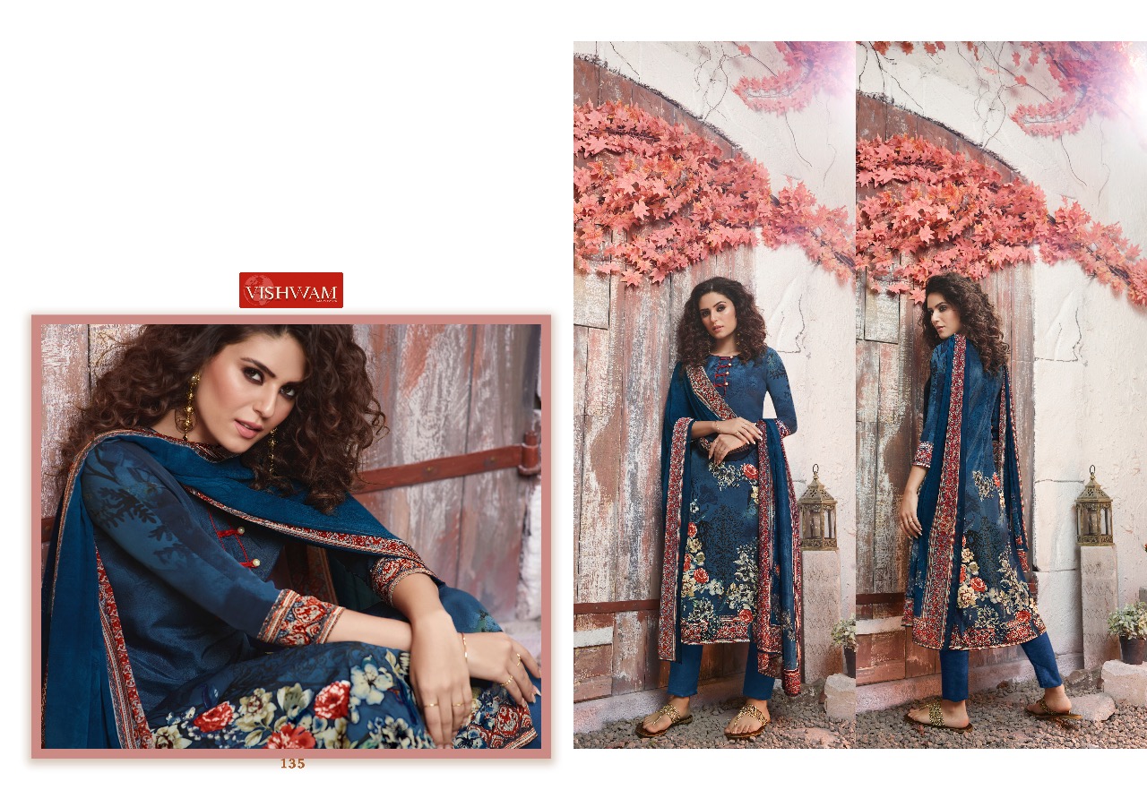 Cappuccino Vol-3 By Vishwam Fabrics 131 To 142 Series Beautiful Stylish Fancy Colorful Casual & Party Wear & Ethnic Wear Collection Crepe Printed Dresses At Wholesale Price