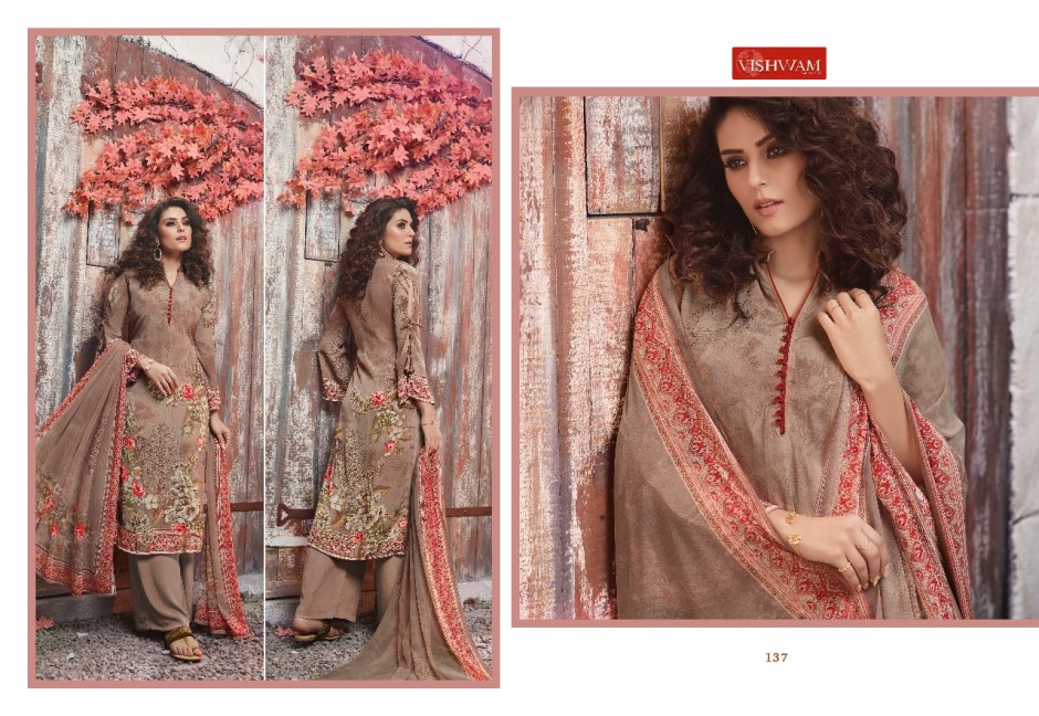 Cappuccino Vol-3 By Vishwam Fabrics 131 To 142 Series Beautiful Stylish Fancy Colorful Casual & Party Wear & Ethnic Wear Collection Crepe Printed Dresses At Wholesale Price