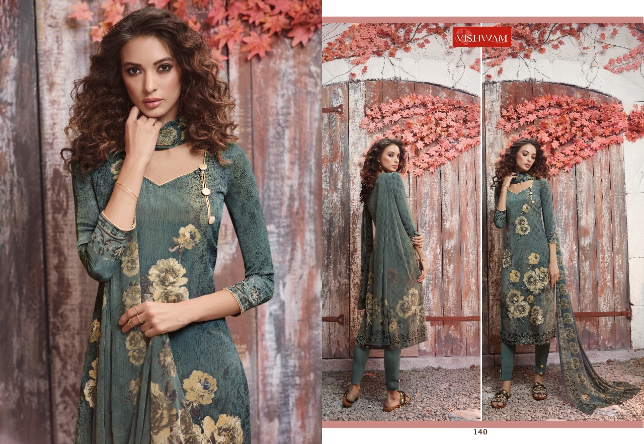 Cappuccino Vol-3 By Vishwam Fabrics 131 To 142 Series Beautiful Stylish Fancy Colorful Casual & Party Wear & Ethnic Wear Collection Crepe Printed Dresses At Wholesale Price