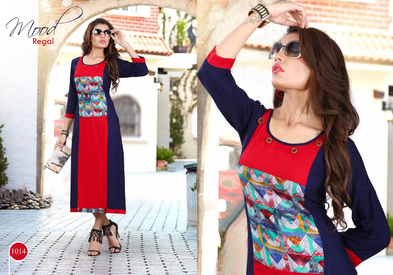Casino By Sb Trendz 1009 To 1016 Series Beautiful Colorful Stylish Fancy Casual Wear & Ethnic Wear & Ready To Wear Heavy Rayon Kurtis At Wholesale Price