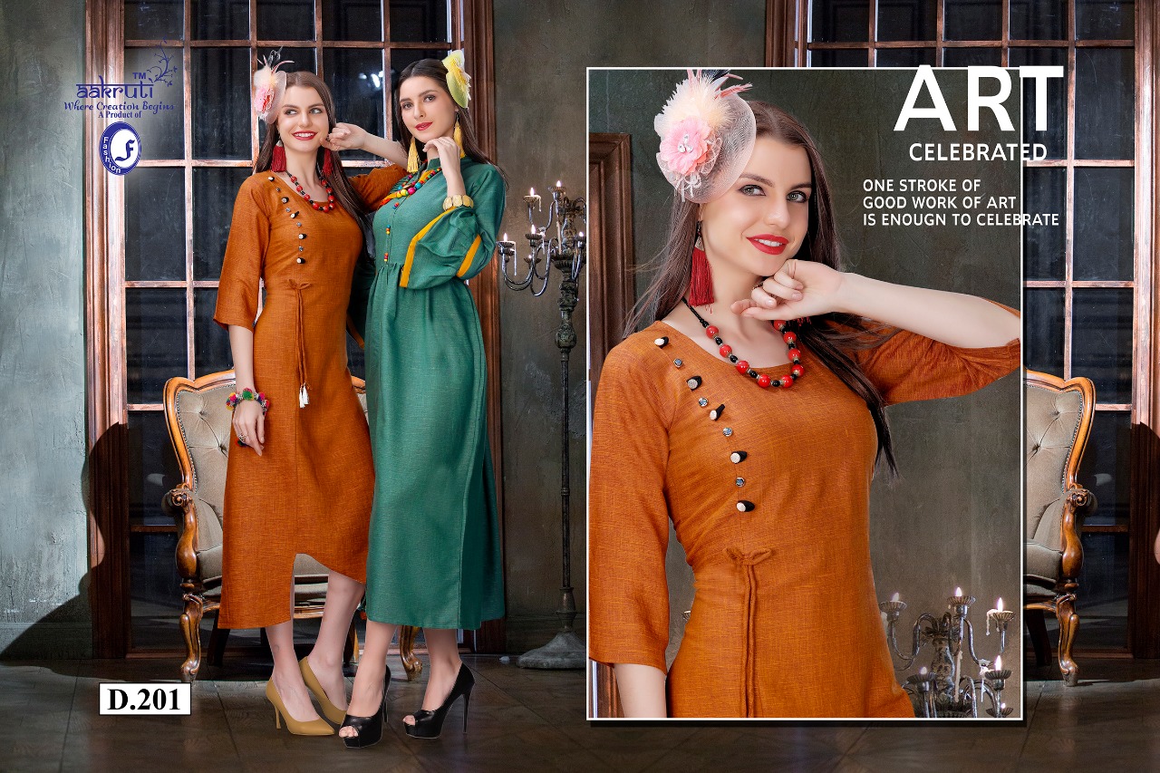 Celebration By Aakruti 201 To 208 Series Stylish Fancy Beautiful Colorful Casual Wear & Ethnic Wear Two Tone Rayon Kurtis At Wholesale Price