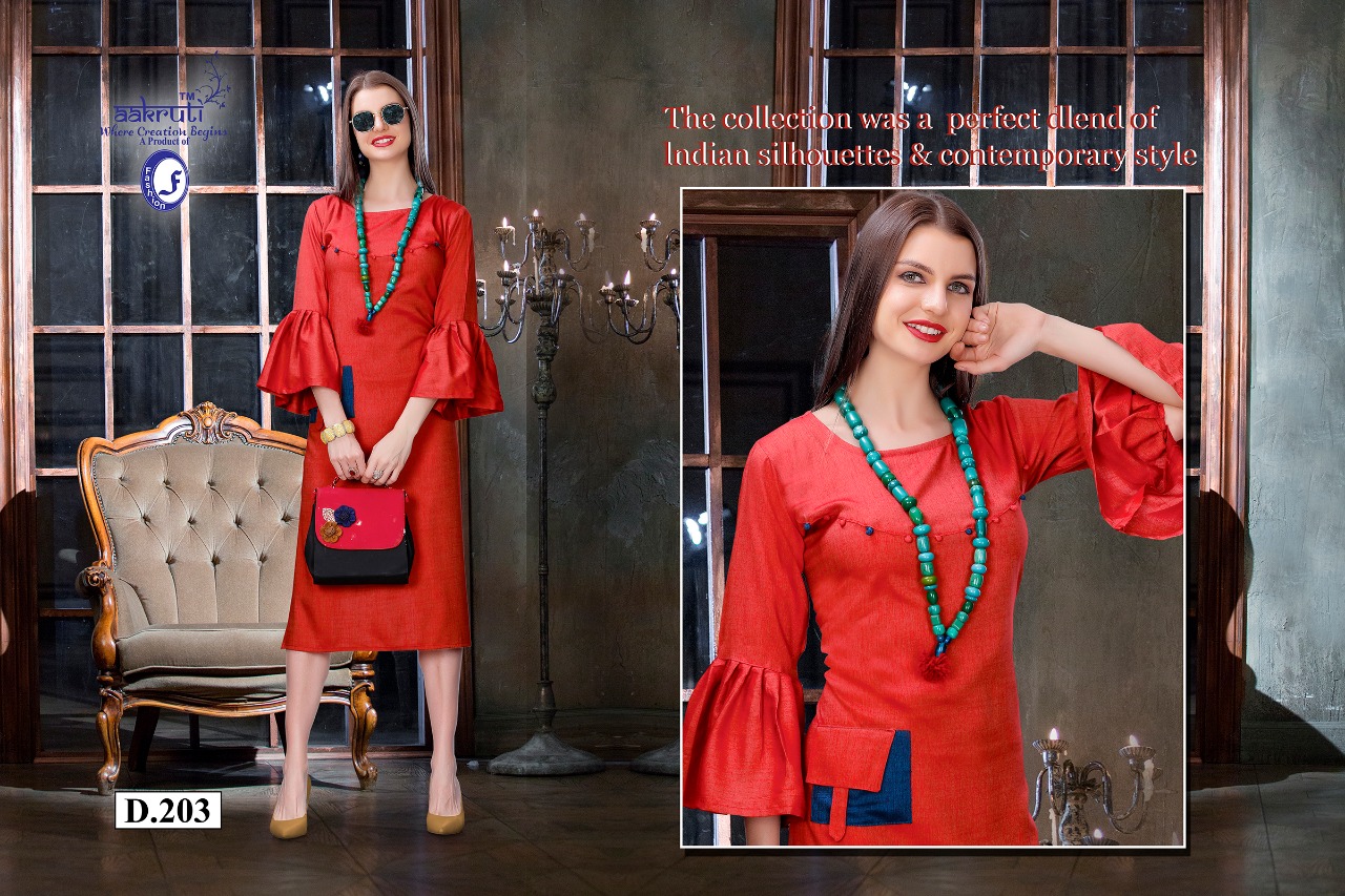 Celebration By Aakruti 201 To 208 Series Stylish Fancy Beautiful Colorful Casual Wear & Ethnic Wear Two Tone Rayon Kurtis At Wholesale Price