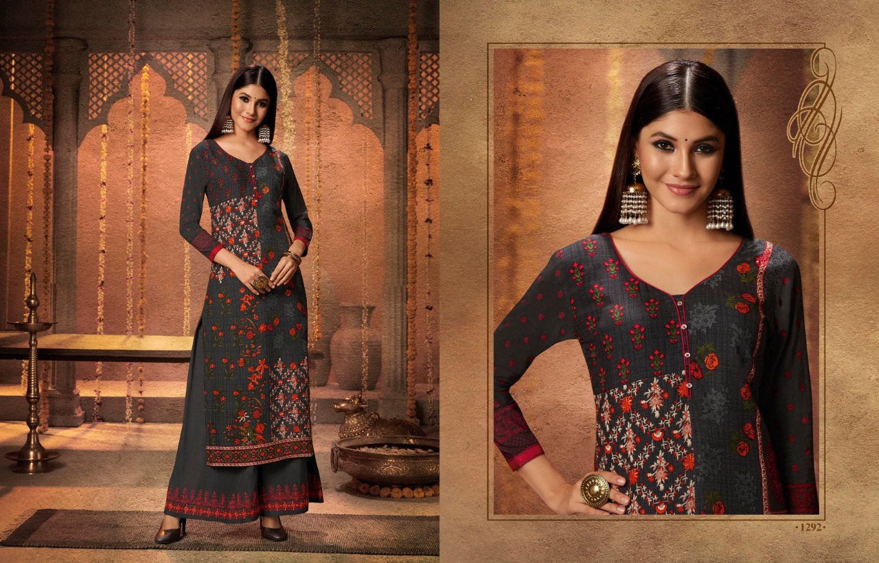 Chambor Vol-7 By Kajree Fashion 1291 To 1302 Series Beautiful Stylish Fancy Colorful Casual Wear & Ethnic Wear & Ready To Wear Rayon Printed Kurtis At Wholesale Price