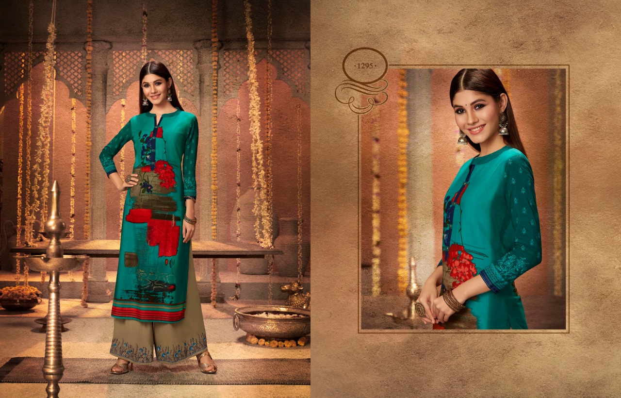 Chambor Vol-7 By Kajree Fashion 1291 To 1302 Series Beautiful Stylish Fancy Colorful Casual Wear & Ethnic Wear & Ready To Wear Rayon Printed Kurtis At Wholesale Price