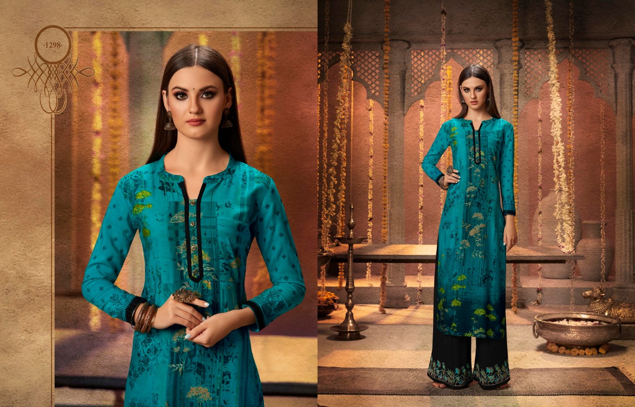 Chambor Vol-7 By Kajree Fashion 1291 To 1302 Series Beautiful Stylish Fancy Colorful Casual Wear & Ethnic Wear & Ready To Wear Rayon Printed Kurtis At Wholesale Price