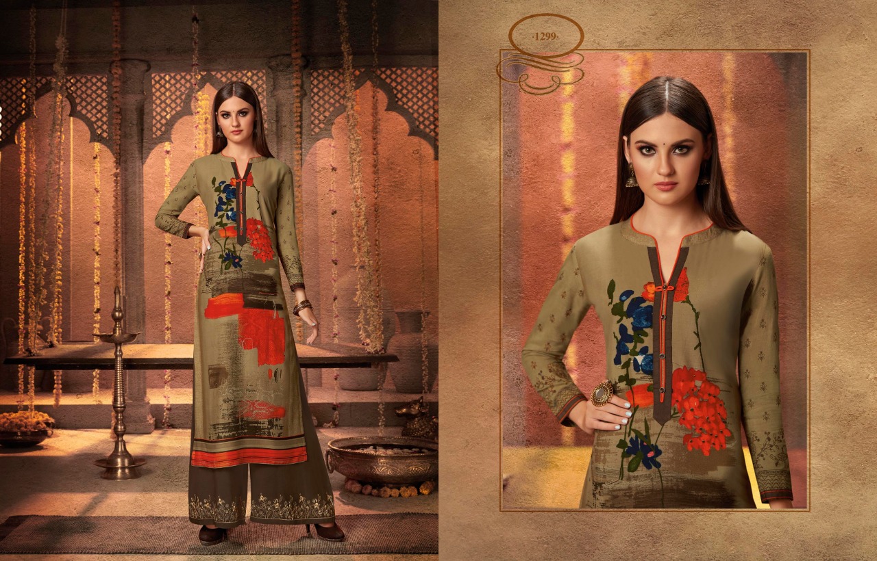 Chambor Vol-7 By Kajree Fashion 1291 To 1302 Series Beautiful Stylish Fancy Colorful Casual Wear & Ethnic Wear & Ready To Wear Rayon Printed Kurtis At Wholesale Price