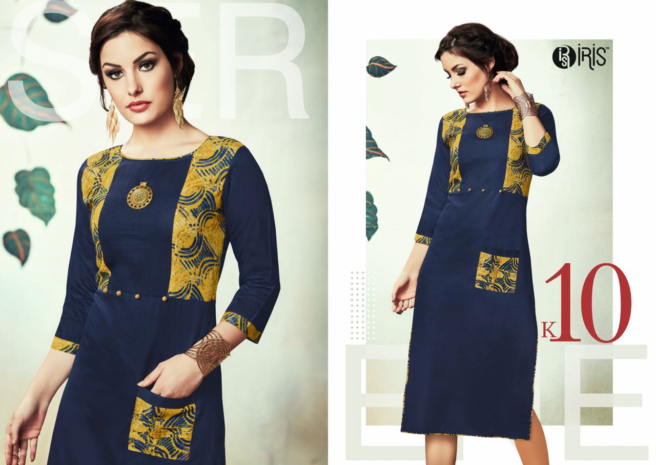 Cherry By Iris 1 To 10 Series Beautiful Stylish Fancy Colorful Casual Wear & Ready To Wear & Ethnic Wear Rayon Printed Kurtis At Wholesale Price