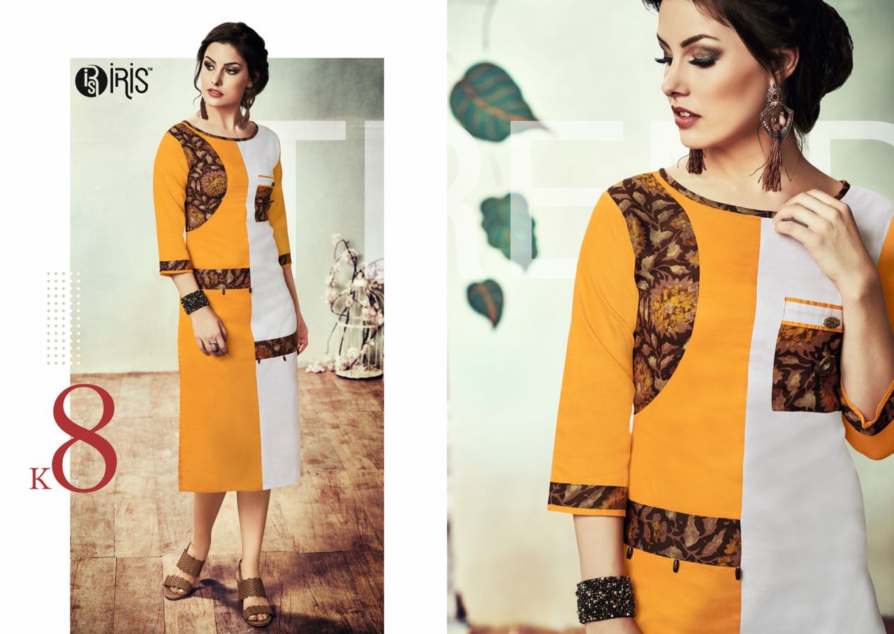 Cherry By Iris 1 To 10 Series Beautiful Stylish Fancy Colorful Casual Wear & Ready To Wear & Ethnic Wear Rayon Printed Kurtis At Wholesale Price
