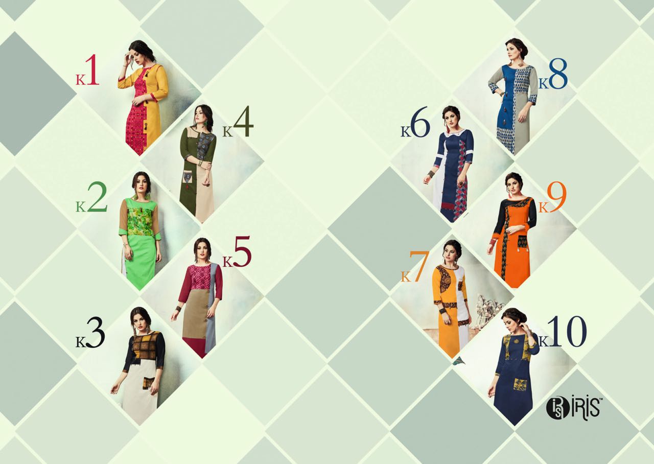 Cherry By Iris 1 To 10 Series Beautiful Stylish Fancy Colorful Casual Wear & Ready To Wear & Ethnic Wear Rayon Printed Kurtis At Wholesale Price
