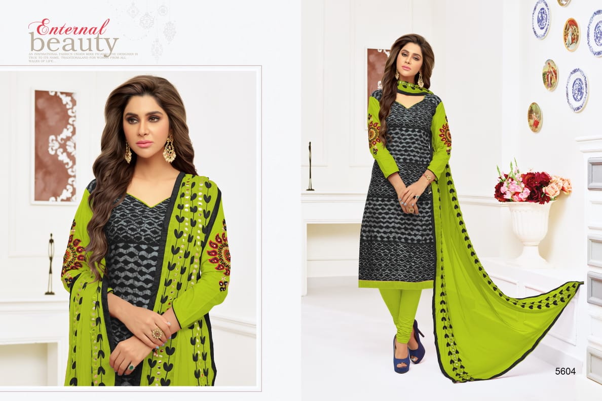 Chitra By Rr Fashion 5601 To 5612 Series Beautiful Suits Collection Stylish Fancy Colorful Casual Wear & Ethnic Wear Rayon & Cotton Embroidered Dresses At Wholesale Price