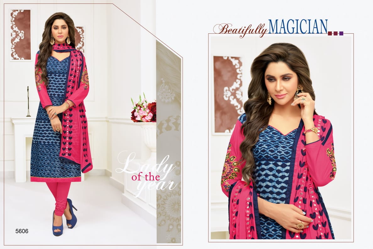 Chitra By Rr Fashion 5601 To 5612 Series Beautiful Suits Collection Stylish Fancy Colorful Casual Wear & Ethnic Wear Rayon & Cotton Embroidered Dresses At Wholesale Price