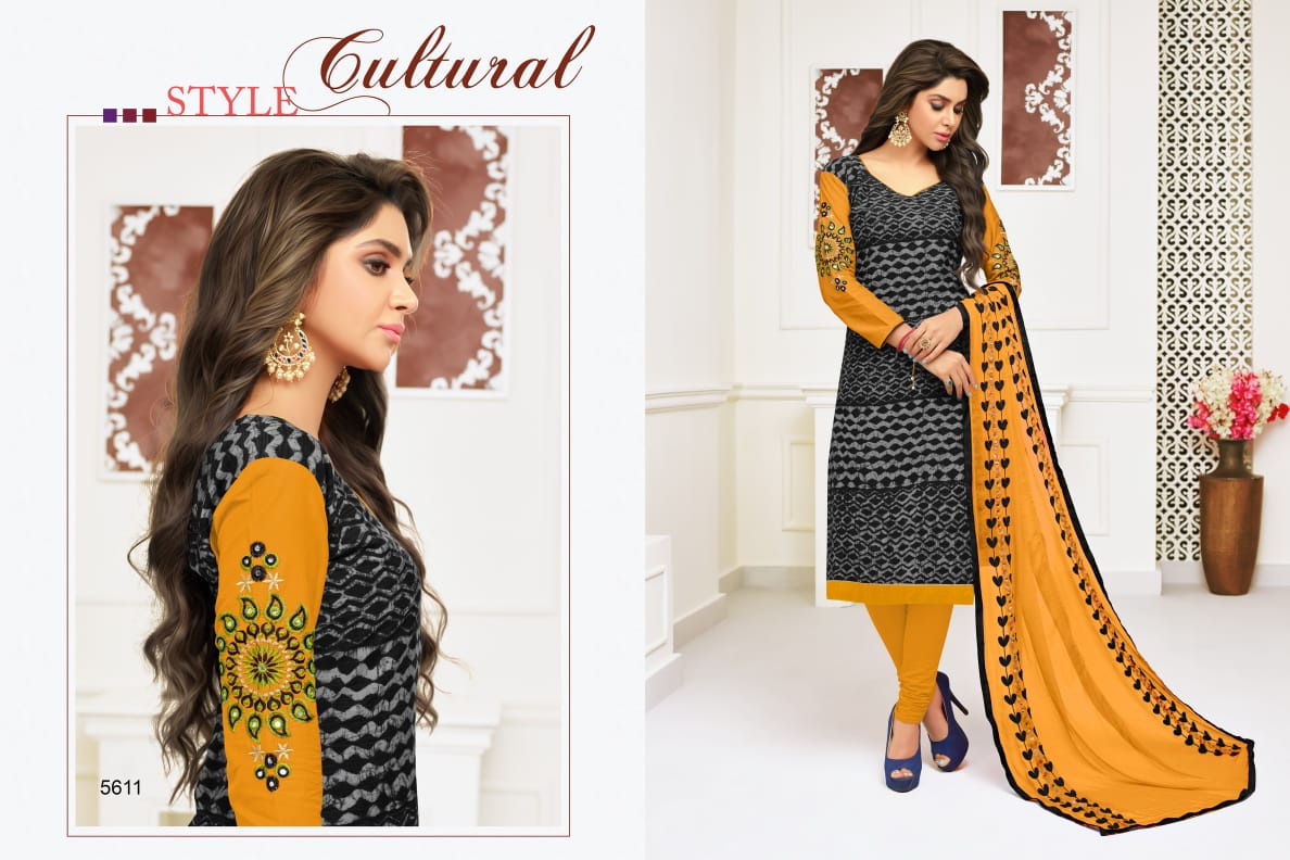 Chitra By Rr Fashion 5601 To 5612 Series Beautiful Suits Collection Stylish Fancy Colorful Casual Wear & Ethnic Wear Rayon & Cotton Embroidered Dresses At Wholesale Price