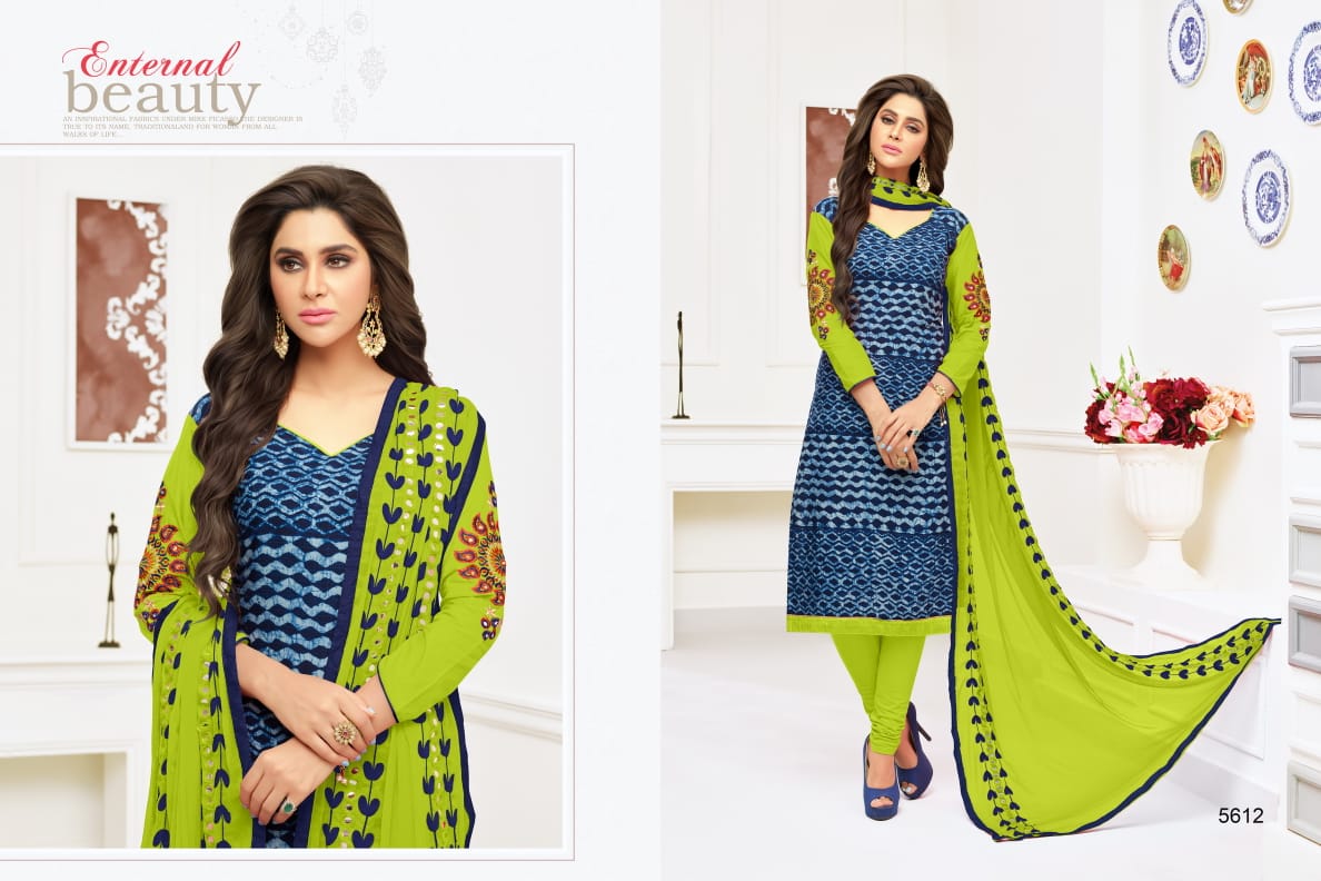 Chitra By Rr Fashion 5601 To 5612 Series Beautiful Suits Collection Stylish Fancy Colorful Casual Wear & Ethnic Wear Rayon & Cotton Embroidered Dresses At Wholesale Price