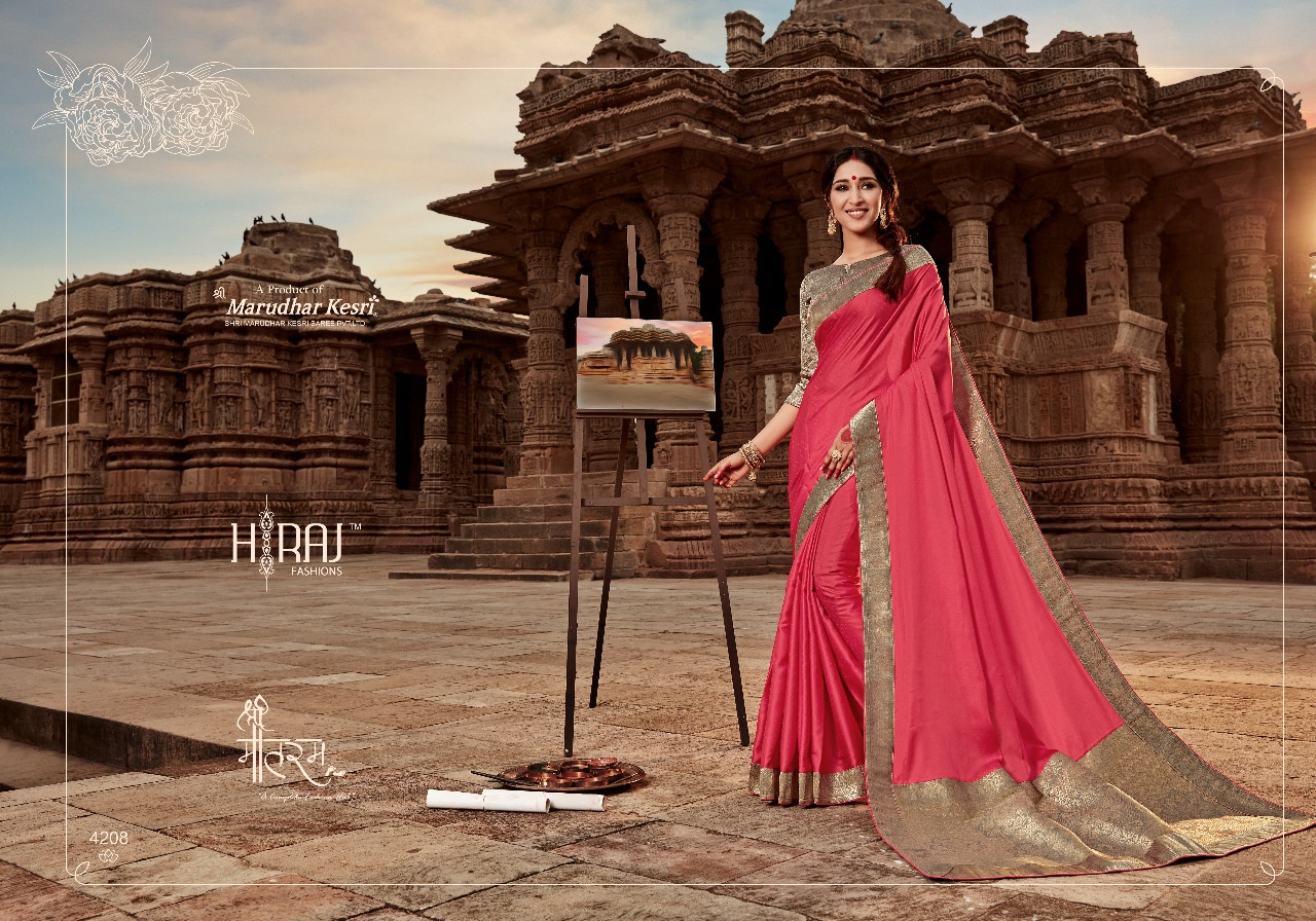 Chitrakala By Shree Mataram 4201 To 4209 Series Indian Traditional Wear Collection Beautiful Stylish Fancy Colorful Party Wear & Occasional Wear Satin Work Sarees At Wholesale Price