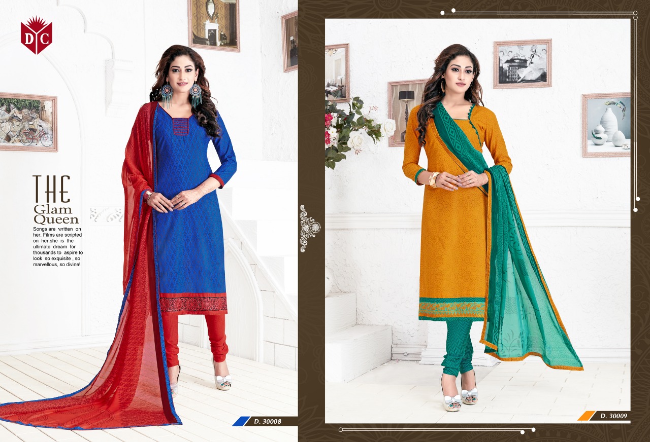 Chocolate Vol-9 By Dc Trendz 30001 To 30016 Series Beautiful Stylish Fancy Colorful Casual Wear & Ethnic Wear Collection Pure Cotton Embroidered Dresses At Wholesale Price