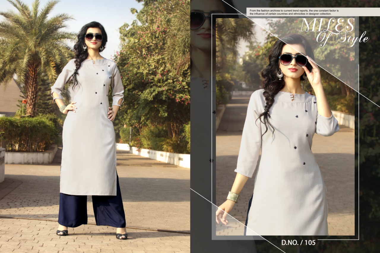 Chitra By Gallberry 101 To 106 Series Stylish Fancy Colorful Collection Casual Wear & Ethnic Wear Ruby Cotton Printed Kurtis At Wholesale Price