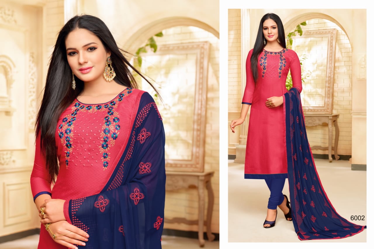 Chulbul By Rr Fashion 6001 To 6012 Series Indian Traditional Wear Collection Beautiful Stylish Fancy Colorful Party Wear & Occasional Wear Cotton Dress At Wholesale Price