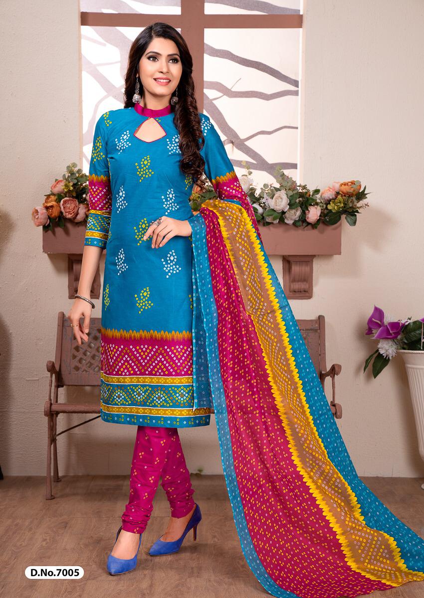 Chunari Vol-2 By Shree Meenaxi Cotton 7001 To 7010 Series Beautiful Suits Stylish Fancy Colorful Party Wear & Ethnic Wear Cotton Printed Dresses At Wholesale Price