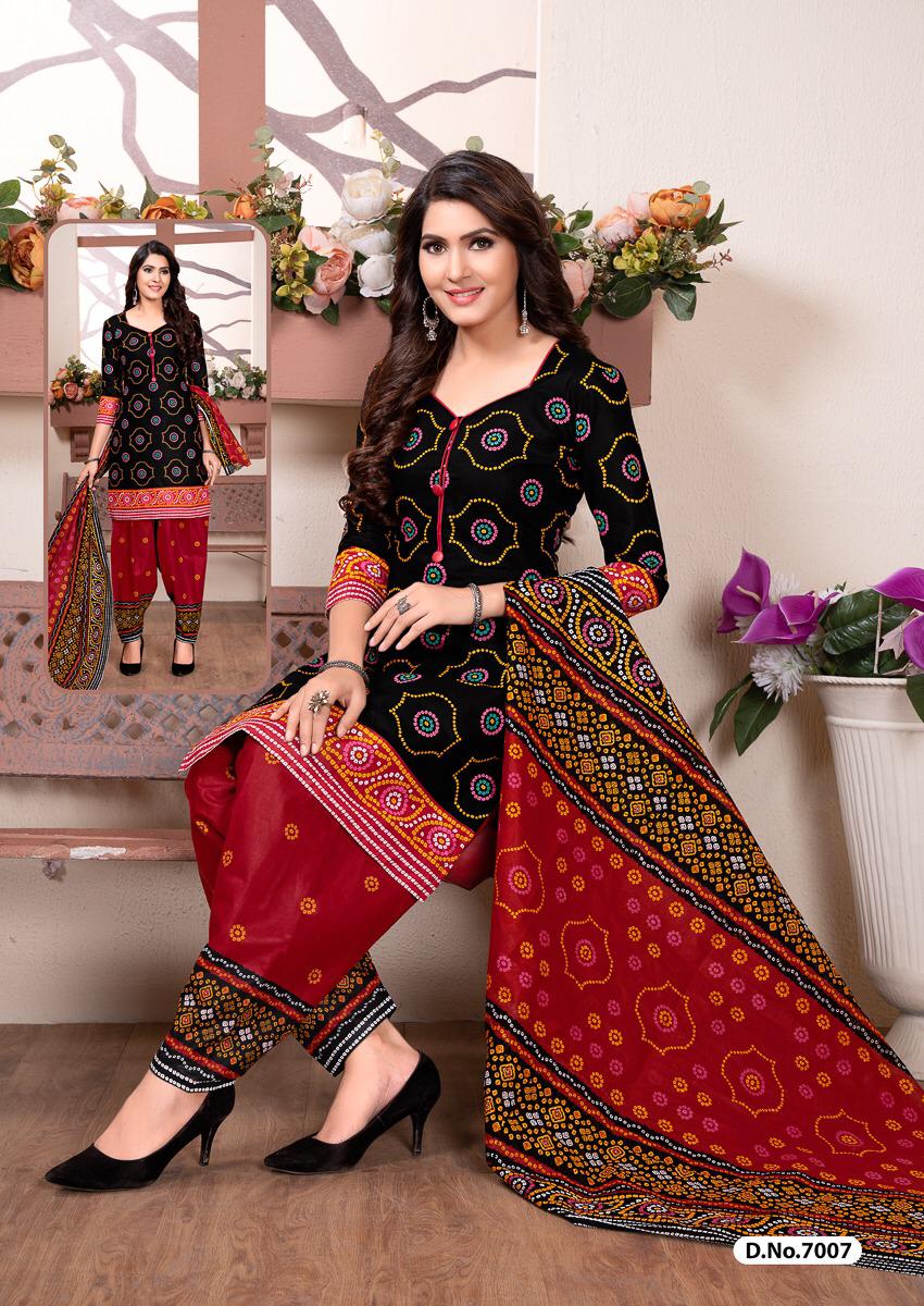 Chunari Vol-2 By Shree Meenaxi Cotton 7001 To 7010 Series Beautiful Suits Stylish Fancy Colorful Party Wear & Ethnic Wear Cotton Printed Dresses At Wholesale Price