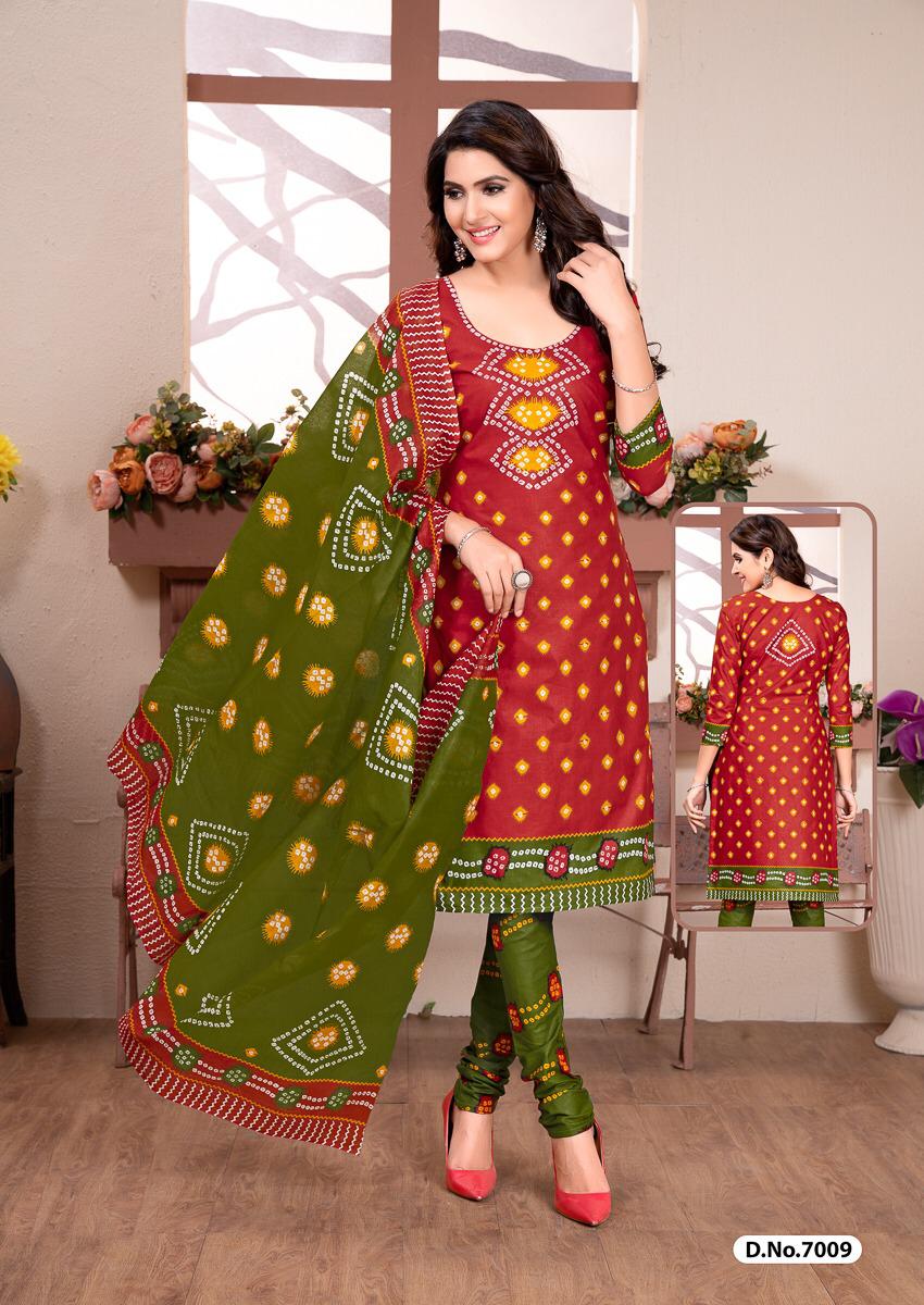 Chunari Vol-2 By Shree Meenaxi Cotton 7001 To 7010 Series Beautiful Suits Stylish Fancy Colorful Party Wear & Ethnic Wear Cotton Printed Dresses At Wholesale Price