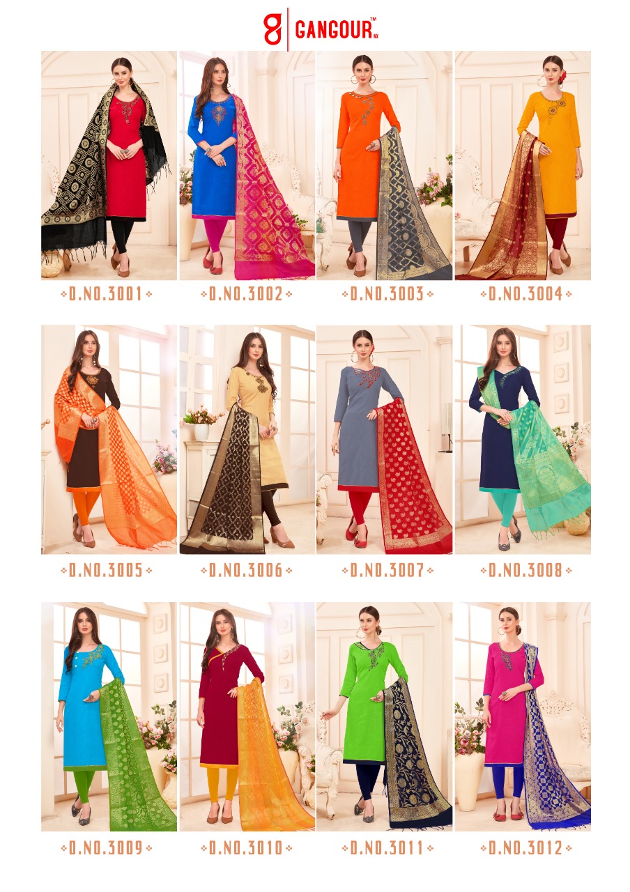 Chunri Vol-3 By Your Choice 3001 To 3010 Series Beautiful Pakistani Suits Colorful Stylish Fancy Casual Wear & Ethnic Wear Slub Cotton Hand Work Dresses At Wholesale Price