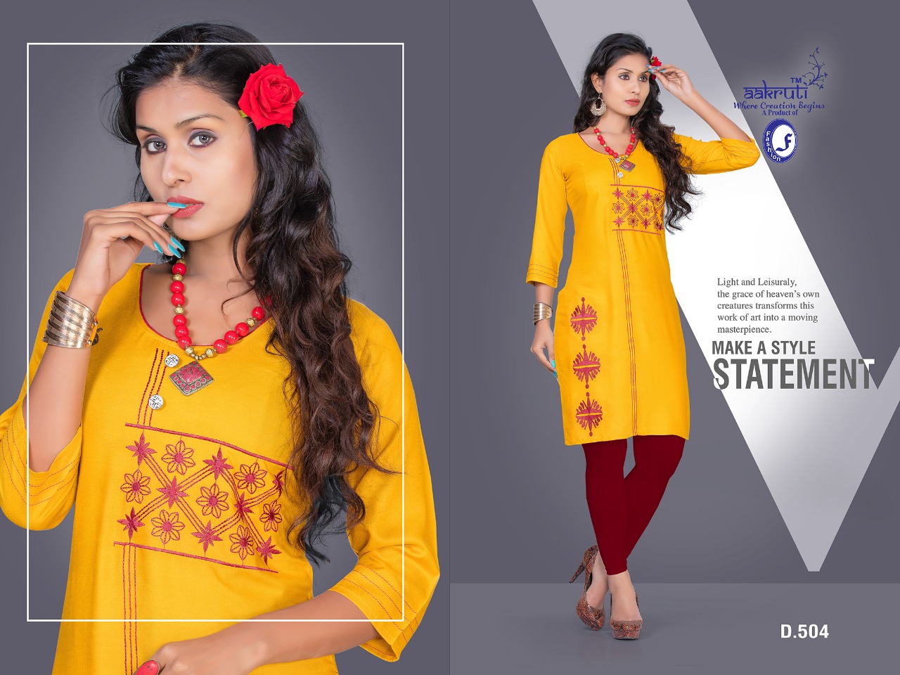 Classic By Aakruti 501 To 512 Series Beautiful Stylish Fancy Colorful Casual Wear & Ethnic Wear Collection Rayon Kurtis At Wholesale Price