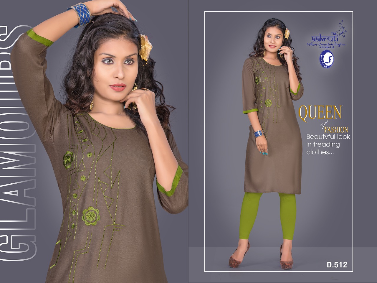 Classic By Aakruti 501 To 512 Series Beautiful Stylish Fancy Colorful Casual Wear & Ethnic Wear Collection Rayon Kurtis At Wholesale Price