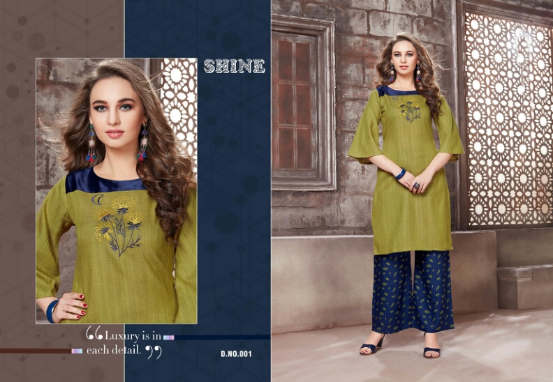 Classy By Shine 001 To 008 Series Beautiful Colorful Stylish Fancy Casual Wear & Ethnic Wear & Ready To Wear Rayon Kurtis At Wholesale Price