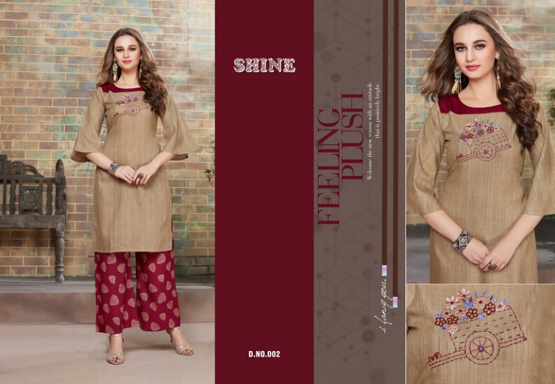 Classy By Shine 001 To 008 Series Beautiful Colorful Stylish Fancy Casual Wear & Ethnic Wear & Ready To Wear Rayon Kurtis At Wholesale Price