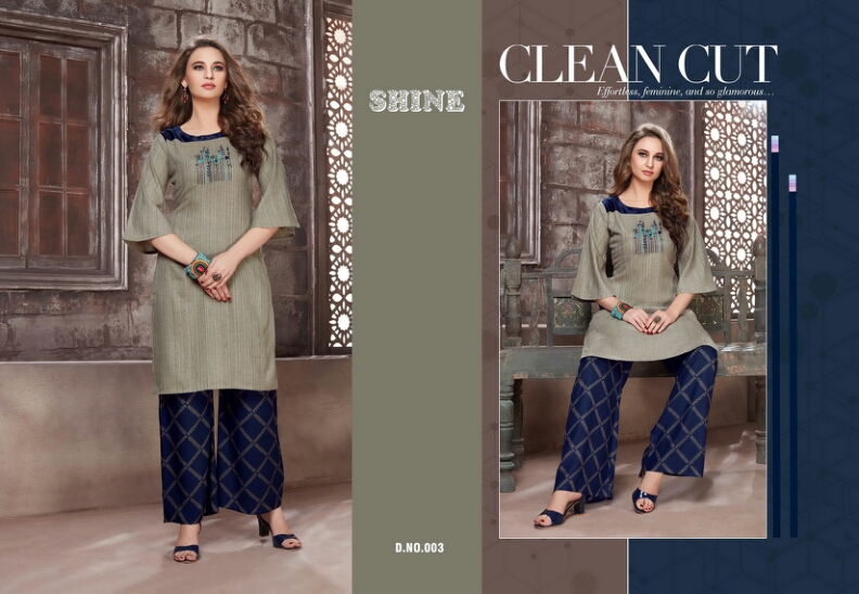 Classy By Shine 001 To 008 Series Beautiful Colorful Stylish Fancy Casual Wear & Ethnic Wear & Ready To Wear Rayon Kurtis At Wholesale Price