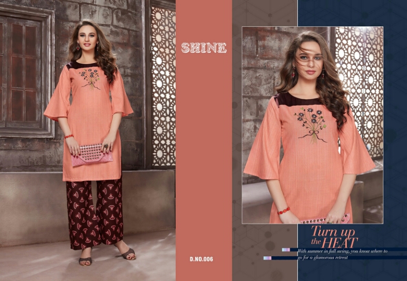 Classy By Shine 001 To 008 Series Beautiful Colorful Stylish Fancy Casual Wear & Ethnic Wear & Ready To Wear Rayon Kurtis At Wholesale Price