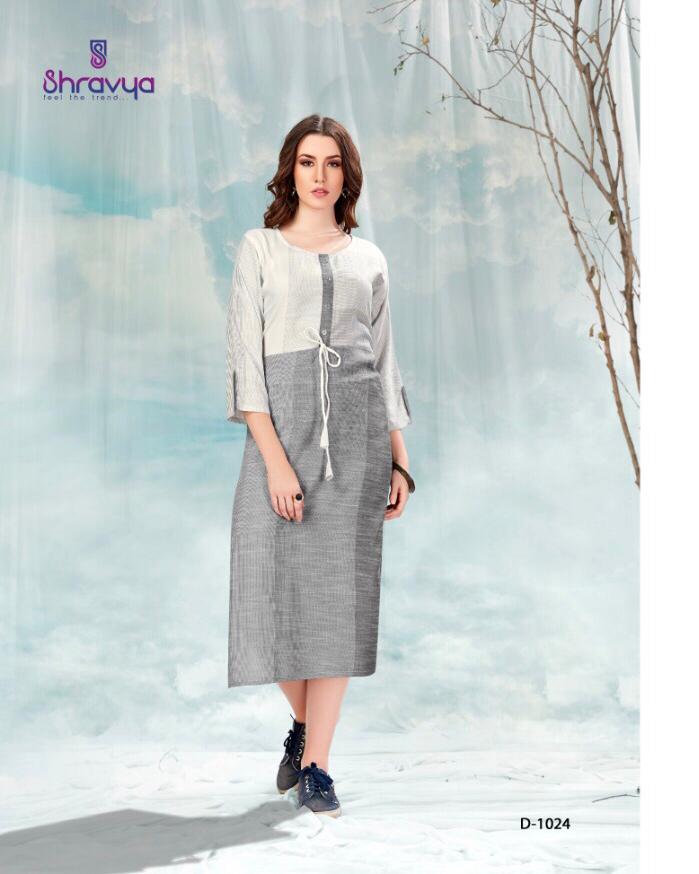 Cloud By Shravya 1021 To 1026 Series Beautiful Stylish Colorful Fancy Party Wear & Ethnic Wear & Ready To Wear Dyed Kurtis At Wholesale Price