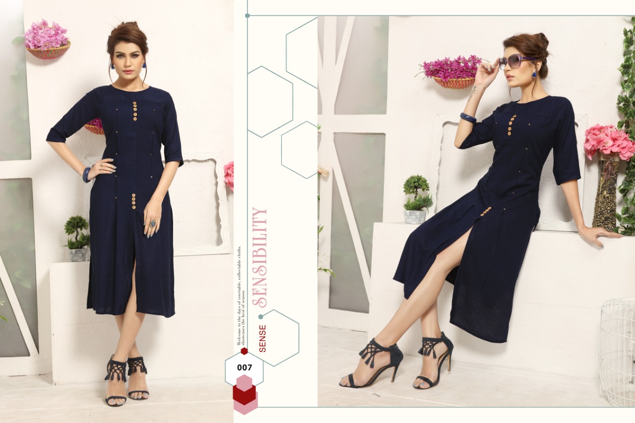 Colors By Gallberry 001 To 010 Series Beautiful Colorful Stylish Fancy Casual Wear & Ethnic Wear & Ready To Wear Rayon Slub Kurtis At Wholesale Price