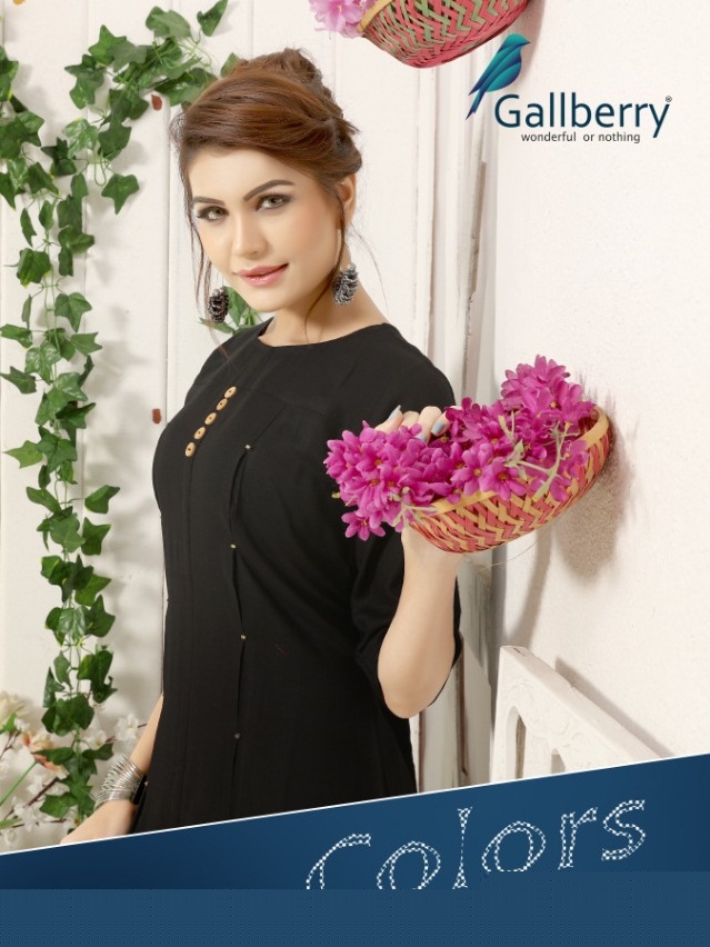 Colors By Gallberry 001 To 010 Series Beautiful Colorful Stylish Fancy Casual Wear & Ethnic Wear & Ready To Wear Rayon Slub Kurtis At Wholesale Price