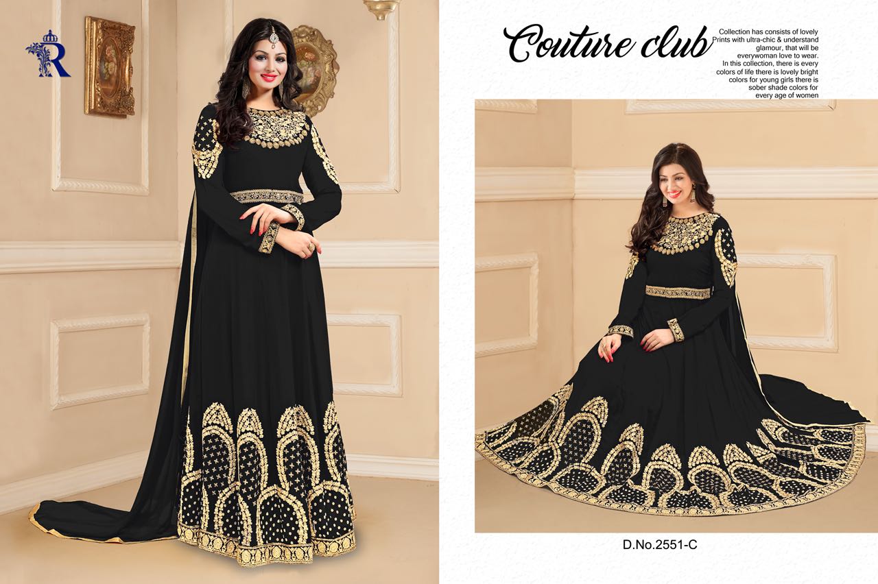 Colour Candy Vol-8 By Rakhi Fashion 2551-a To 2551-d Series Designer Wedding Collection Anarkali Suits Beautiful Stylish Fancy Colorful Party Wear & Occasional Wear Faux Georgette Dresses At Wholesale P[rice