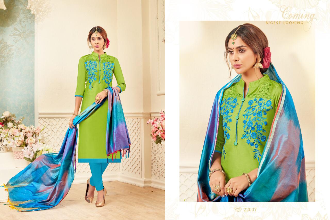 Colourful Vol-2 By Raghav Royal 22001 To 22012 Beautiful Suits Colorful Stylish Fancy Casual Wear & Ethnic Wear Soft Cotton Embroidery Dresses At Wholesale Price