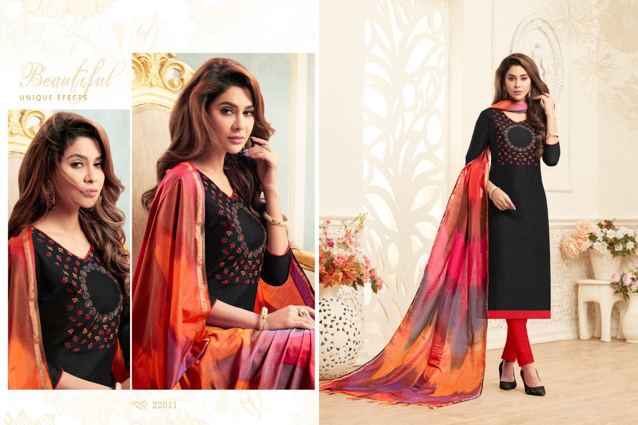 Colourful Vol-2 By Raghav Royal 22001 To 22012 Beautiful Suits Colorful Stylish Fancy Casual Wear & Ethnic Wear Soft Cotton Embroidery Dresses At Wholesale Price