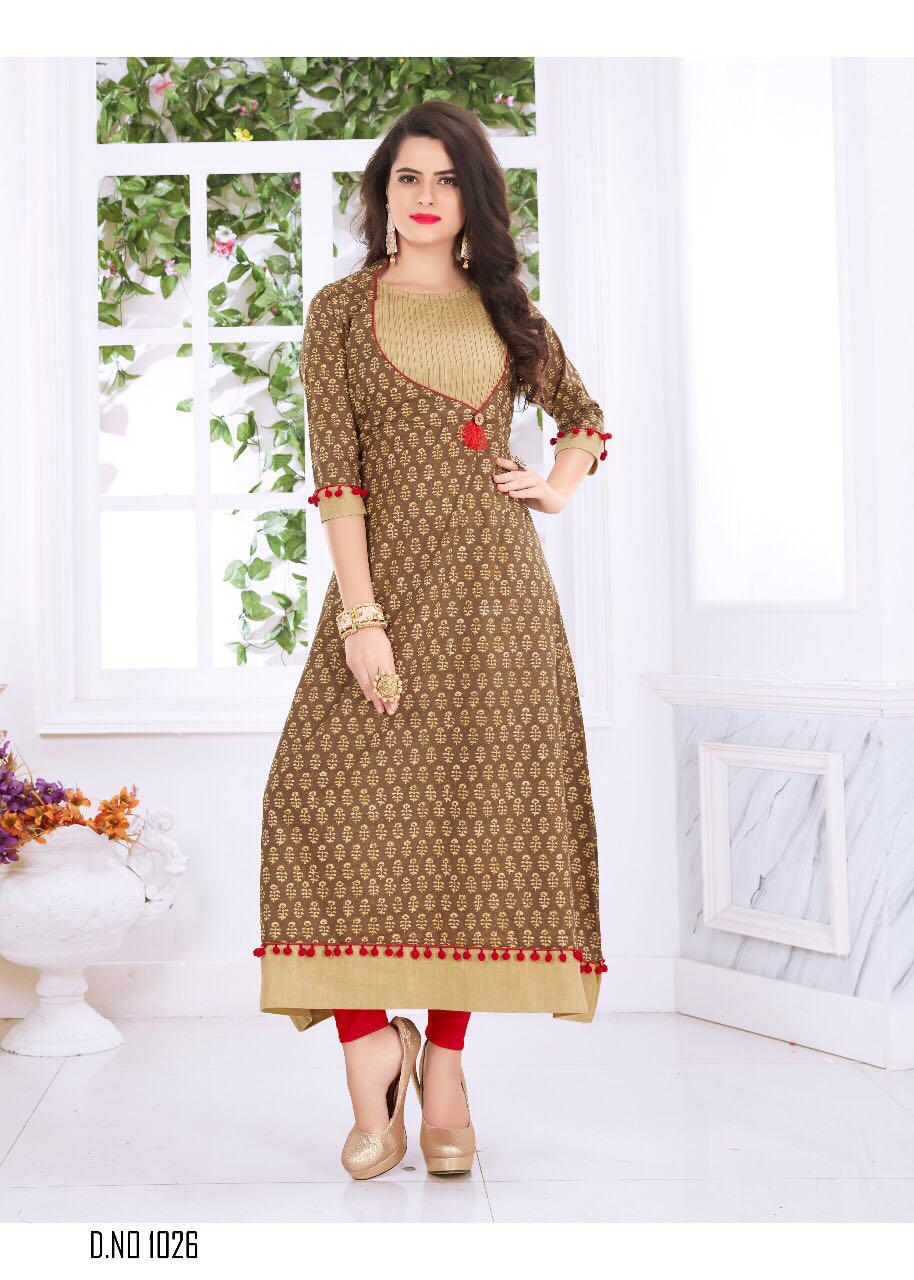 Cool Kite By Studio Manav Mills 1001 To 1012 Series Indian Traditional Wear Collection Beautiful Stylish Fancy Colorful Party Wear & Occasional Wear Heavy Rayon Kurtis At Wholesale Price