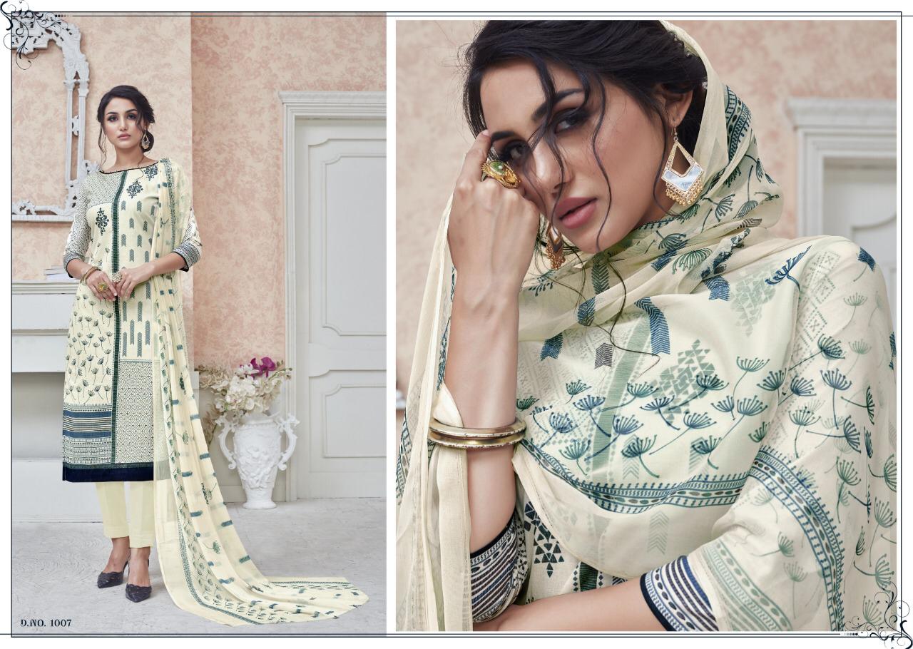 Cotton Candy Vol-1 By Chandra Fashion 1001 To 1008 Series Designer Suits Collection Beautiful Stylish Fancy Colorful Party Wear & Occasional Wear Cambric Cotton Printed Dresses At Wholesale Price