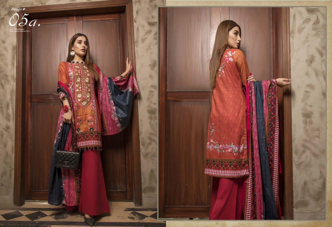 Cotton Designer Vol-3 By Sahil 1a-b To 5a-b Series Indian Traditional Wear Collection Beautiful Stylish Fancy Colorful Party Wear & Occasional Wear Coton Dresses At Wholesale Price