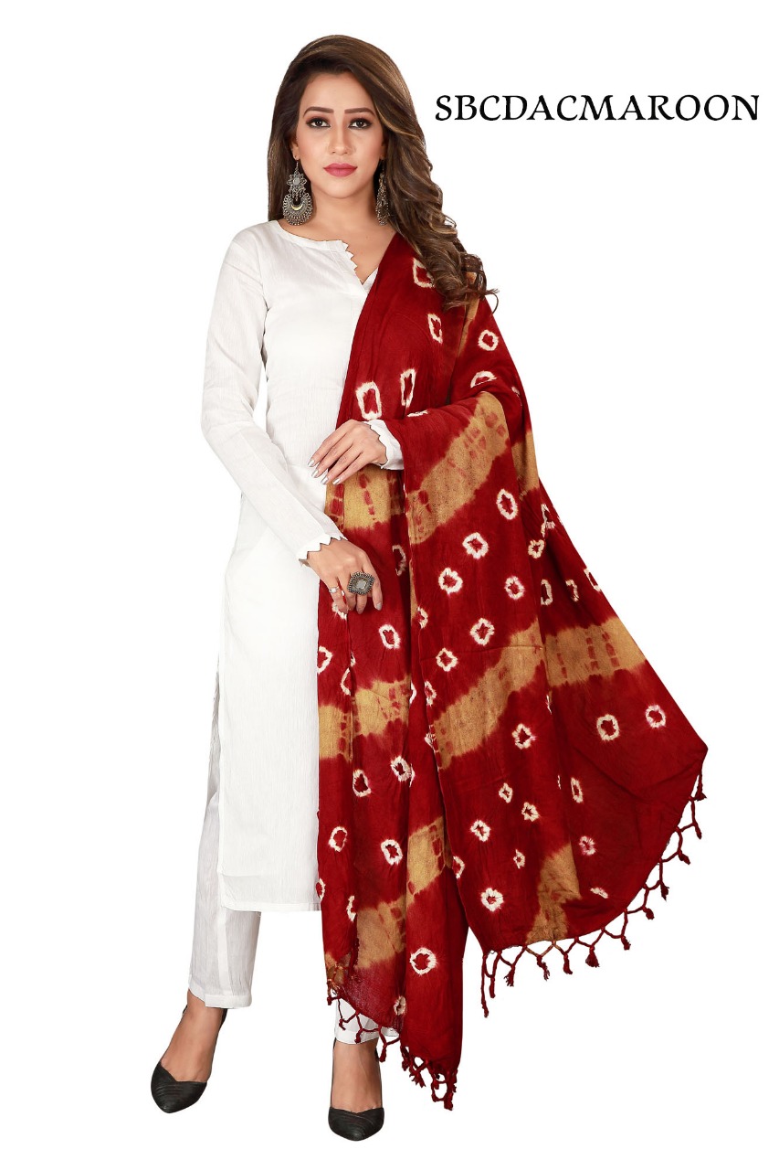 Cotton Dupatta By Fashid Wholesale Designer Suits Beautiful Stylish Fancy Colorful Party Wear & Ethnic Wear Cotton Printed Dupatta At Wholesale Price