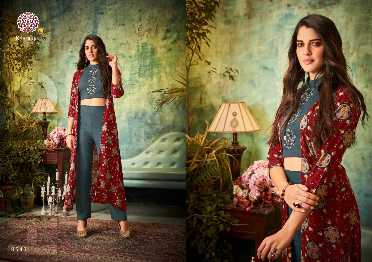 Cover Story Vol-2 By Krishriyaa 9541 To 9547 Series Designer Wear Collection Beautiful Stylish Fancy Colorful Party Wear & Occasional Wear Rayon Print Kurtis At Wholesale Price