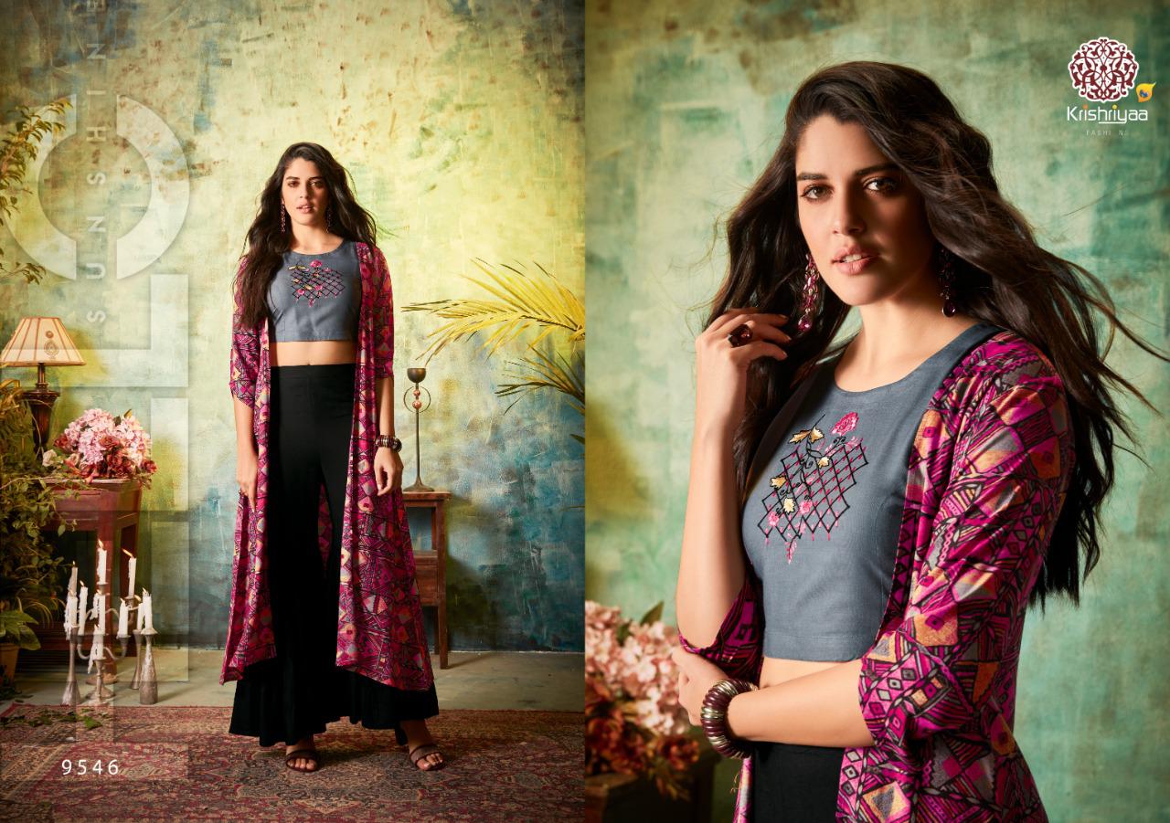 Cover Story Vol-2 By Krishriyaa 9541 To 9547 Series Designer Wear Collection Beautiful Stylish Fancy Colorful Party Wear & Occasional Wear Rayon Print Kurtis At Wholesale Price