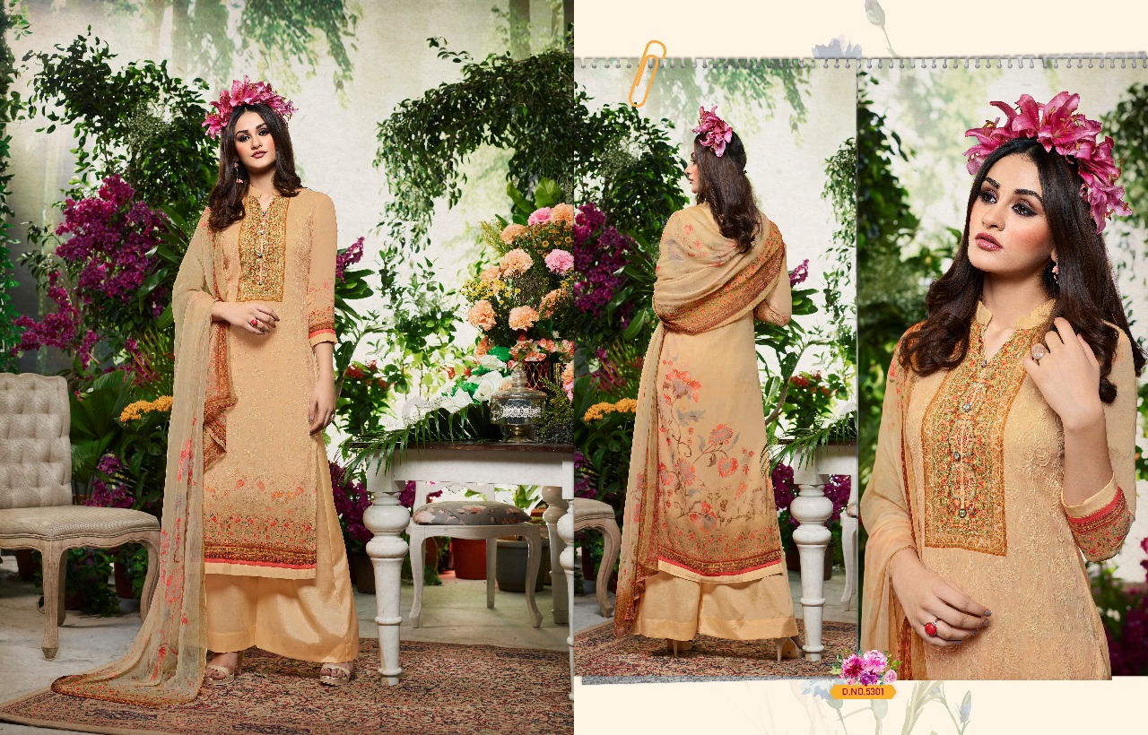 Culture Vol-4 By Nysa Lifestyle 5301 To 5307 Series Beautiful Suits Collection Stylish Fancy Colorful Casual Wear & Ethnic Wear Viscose Georgette Dresses At Wholesale Price