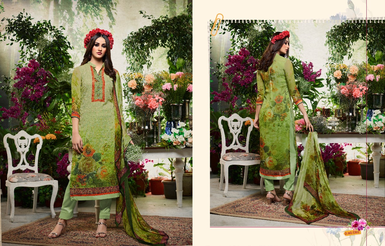 Culture Vol-4 By Nysa Lifestyle 5301 To 5307 Series Beautiful Suits Collection Stylish Fancy Colorful Casual Wear & Ethnic Wear Viscose Georgette Dresses At Wholesale Price