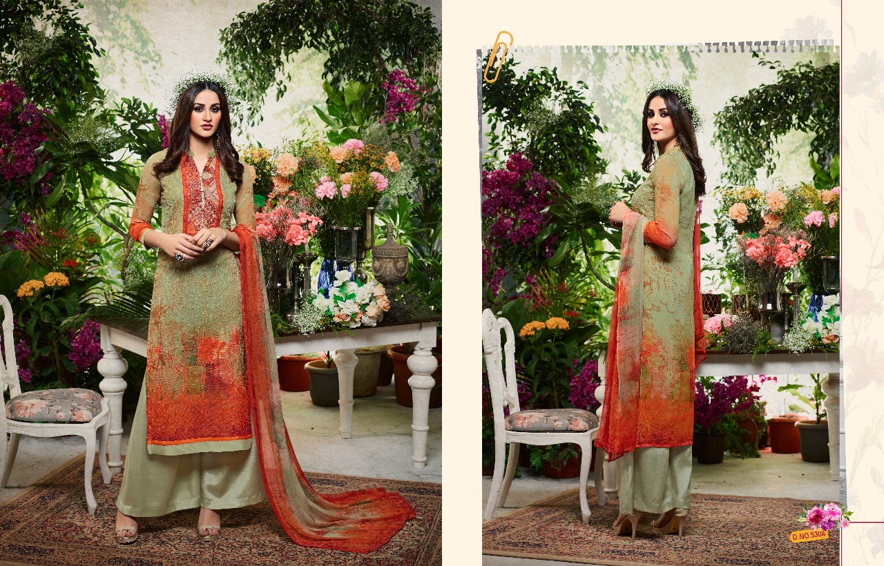 Culture Vol-4 By Nysa Lifestyle 5301 To 5307 Series Beautiful Suits Collection Stylish Fancy Colorful Casual Wear & Ethnic Wear Viscose Georgette Dresses At Wholesale Price