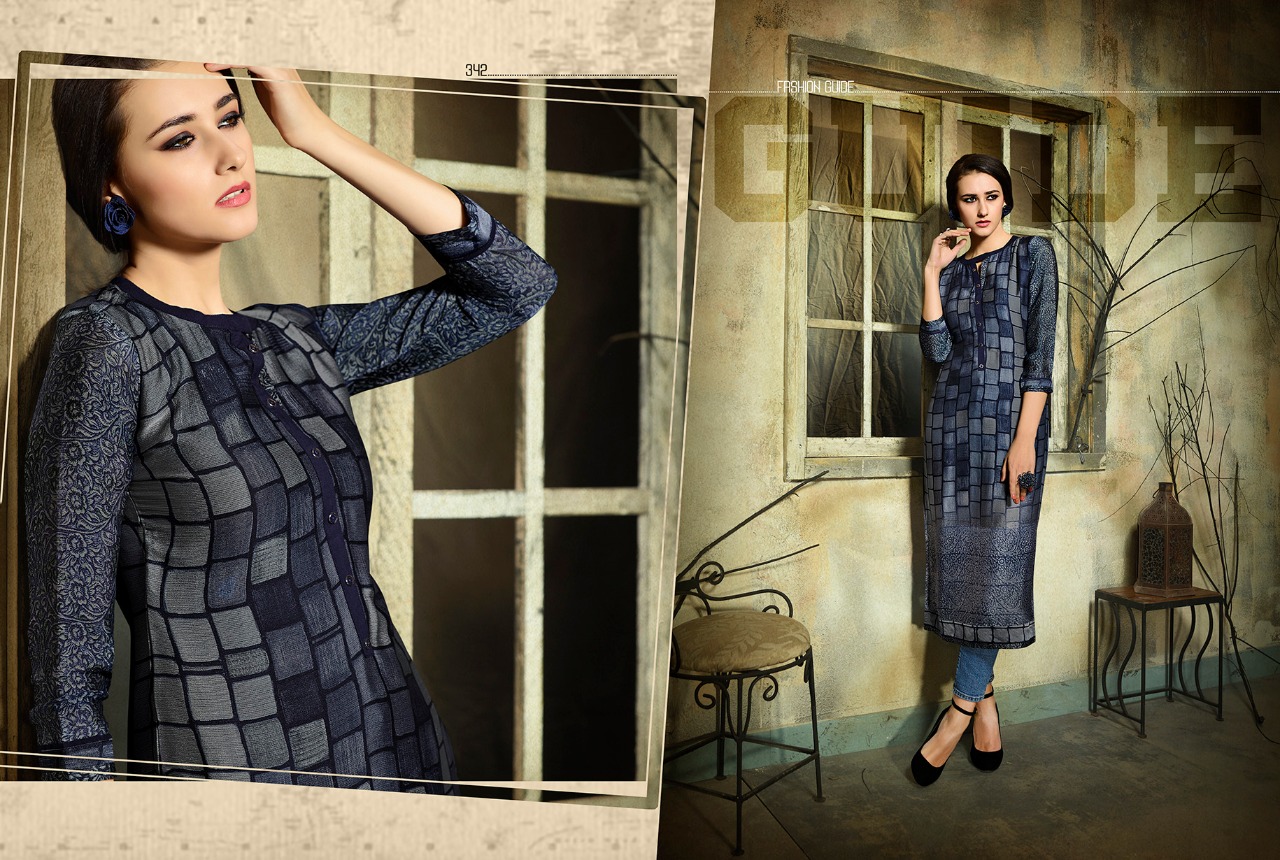 Dark Fantasy Vol-5 By Kajree Fashion 341 To 352 Series Designer Beautiful Stylish Fancy Colorful Party Wear & Ethnic Wear & Ready To Wear Rangoli Georgette Printed Kurtis At Wholesale Price