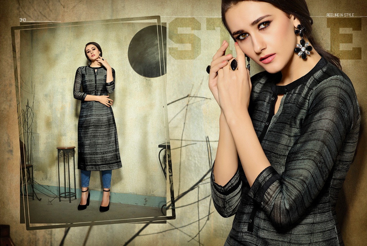 Dark Fantasy Vol-5 By Kajree Fashion 341 To 352 Series Designer Beautiful Stylish Fancy Colorful Party Wear & Ethnic Wear & Ready To Wear Rangoli Georgette Printed Kurtis At Wholesale Price