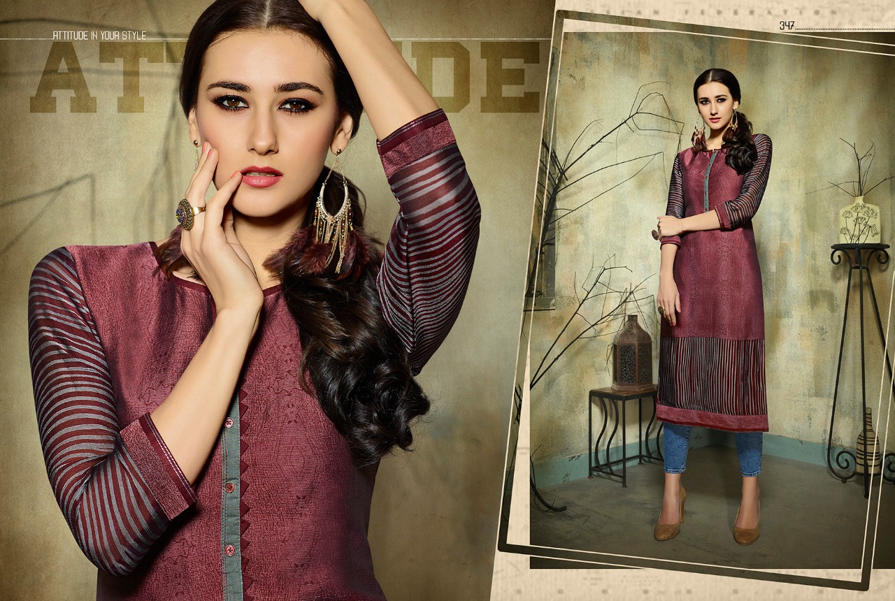 Dark Fantasy Vol-5 By Kajree Fashion 341 To 352 Series Designer Beautiful Stylish Fancy Colorful Party Wear & Ethnic Wear & Ready To Wear Rangoli Georgette Printed Kurtis At Wholesale Price