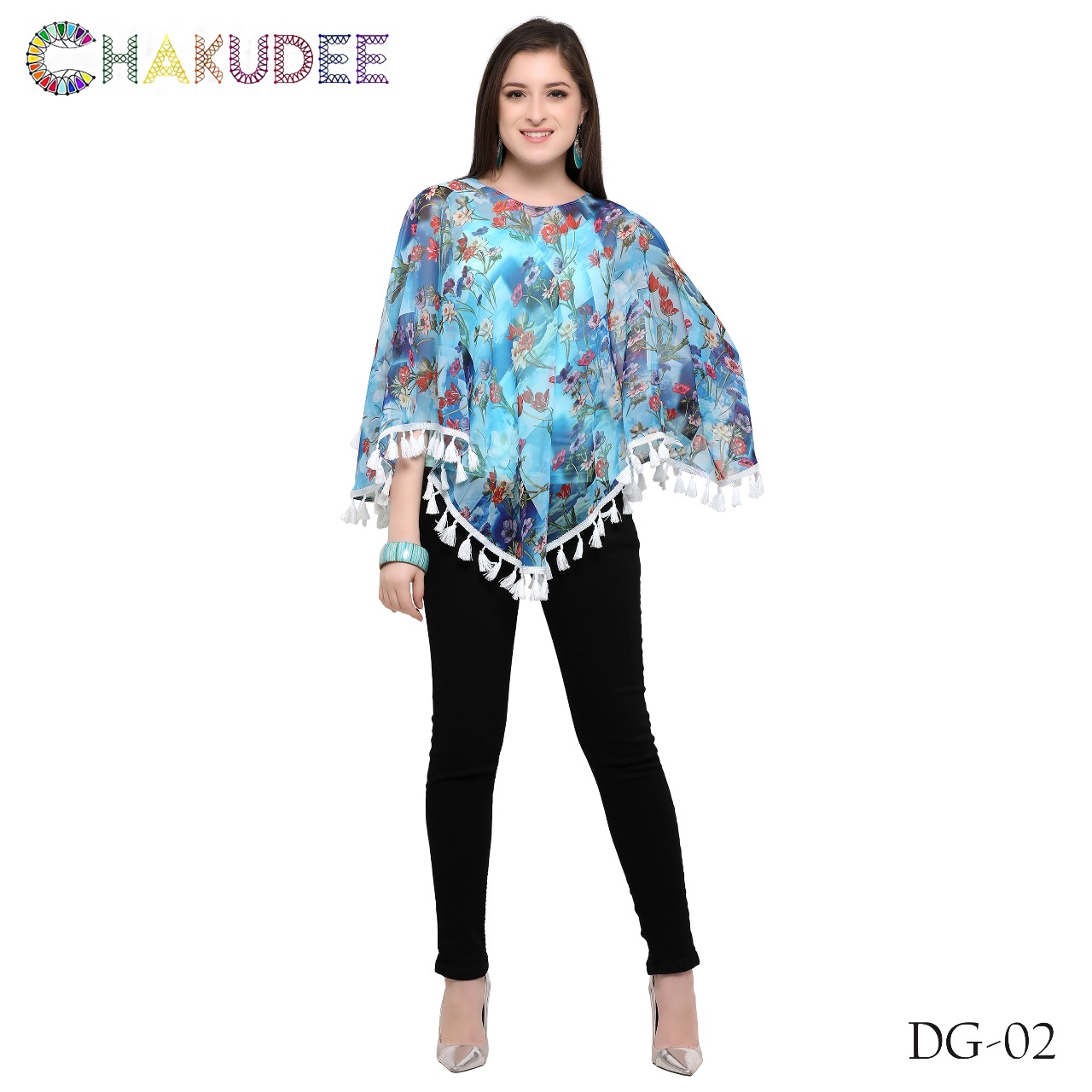 Desi Girl By Chakudee 01 To 13 Series Beautiful Stylish Fancy Colorful Casual Wear & Ethnic Wear Georgette Digital Printed Ponchos At Wholesale Price